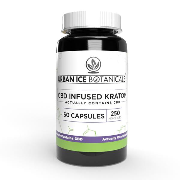 Urban Ice Organics - CBD Infused Kratom Capsules