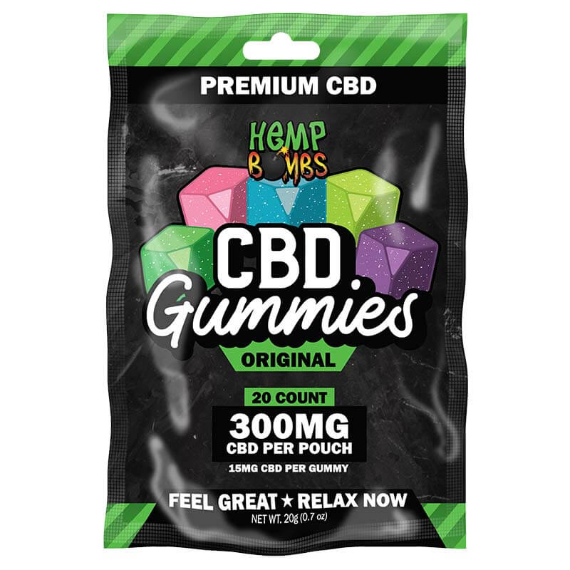 HEMP BOMBS CBD GUMMIES - 20ct (300mg)