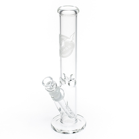 HVY Glass 10″-11″ 38MM Clear straight mini with ground joint