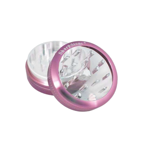 SHARPSTONE® CLEAR TOP 2 PIECE GRINDER - 2.2"

