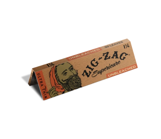 ZIG ZAG ROLLING PAPER - UNBLEACHED 1 1/4"
